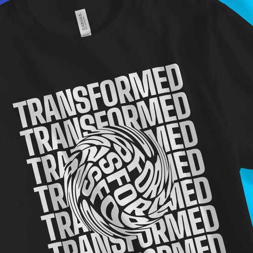 TRANSFORMED (2nd Edition) – Unisex Christian T-Shirt designed by 3rd Day Christian Clothing.