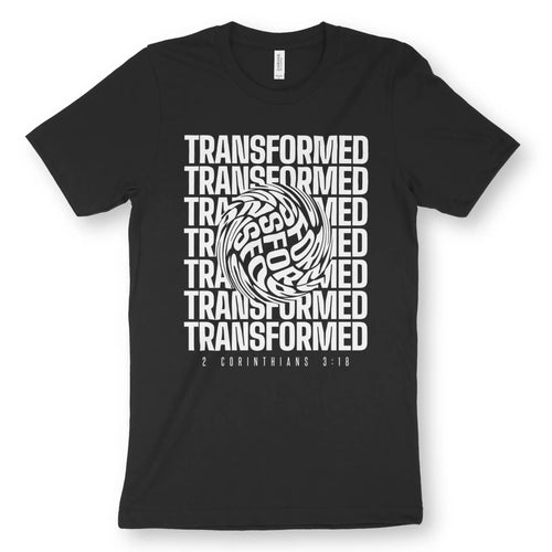 TRANSFORMED (2nd Edition) – Unisex Christian T-Shirt designed by 3rd Day Christian Clothing.