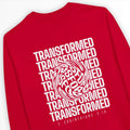 TRANSFORMED (2 Cor 3:18) – Unisex Christian Sweatshirt designed by 3rd Day Christian Clothing.