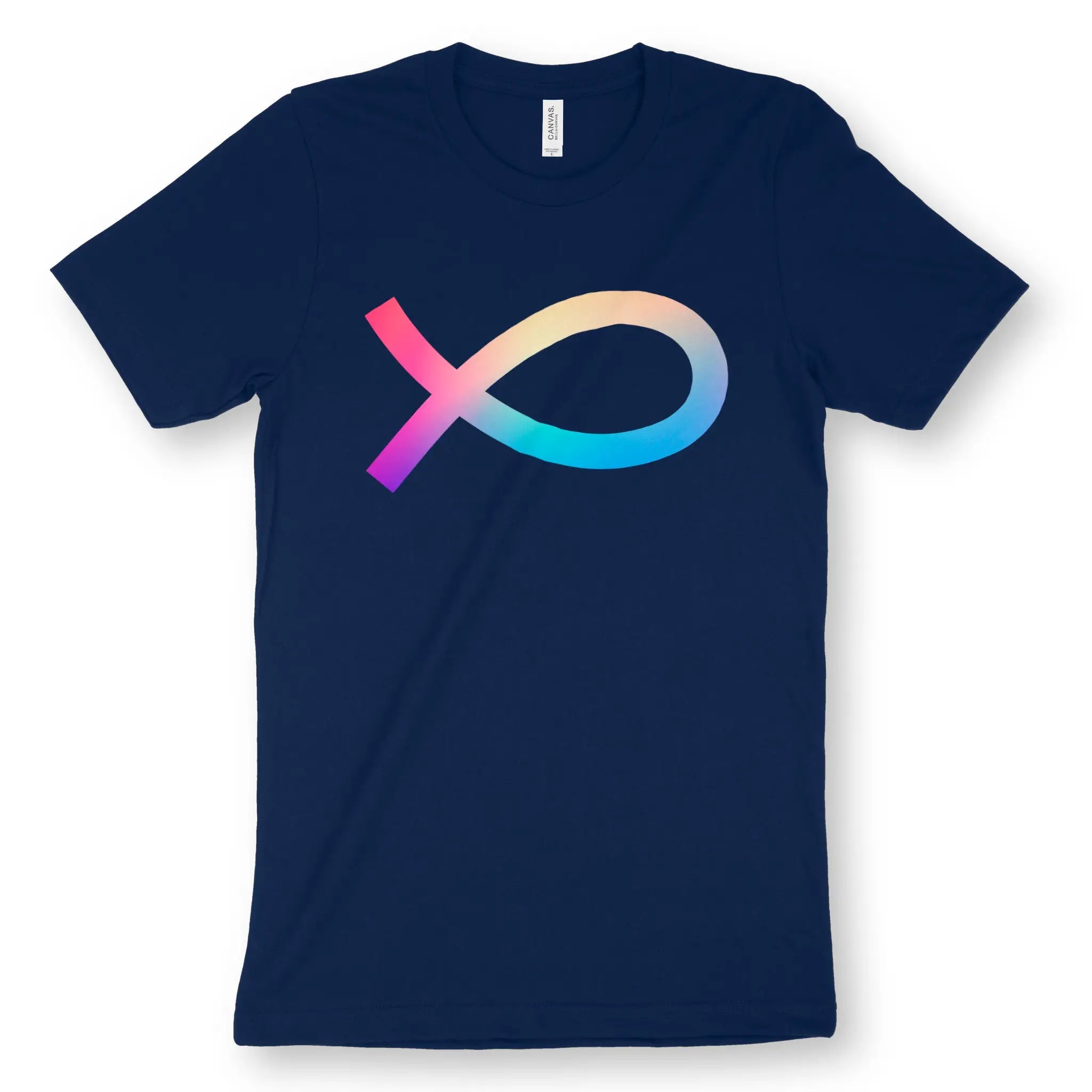The Christian Fish 2.0 – Unisex Christian T-Shirt designed by 3rd Day Christian Clothing.