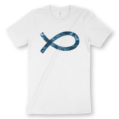 The Christian Fish (Ichthys) | Premium Unisex Christian T-Shirt designed by 3rd Day Christian Clothing.