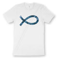 The Christian Fish (Ichthys) – Unisex Christian T-Shirt designed by 3rd Day Christian Clothing.