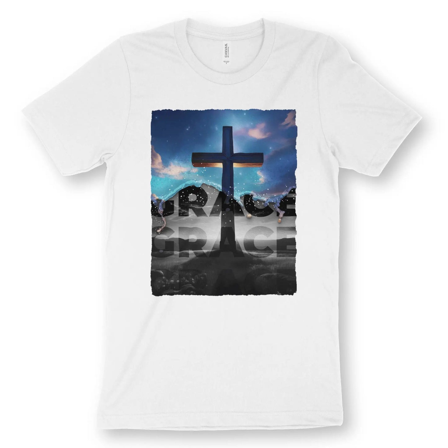 The Cross (Artwork) 2.0 | Premium Unisex Christian T-Shirt designed by 3rd Day Christian Clothing.