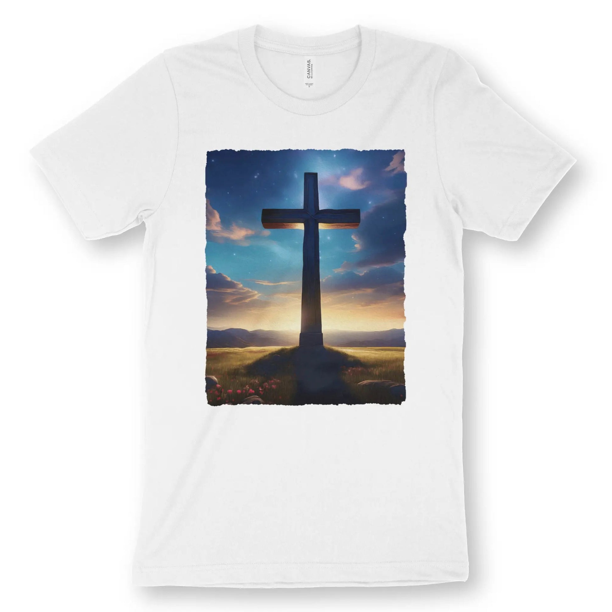 The Cross (Artwork) | Premium Unisex Christian T-Shirt designed by 3rd Day Christian Clothing.