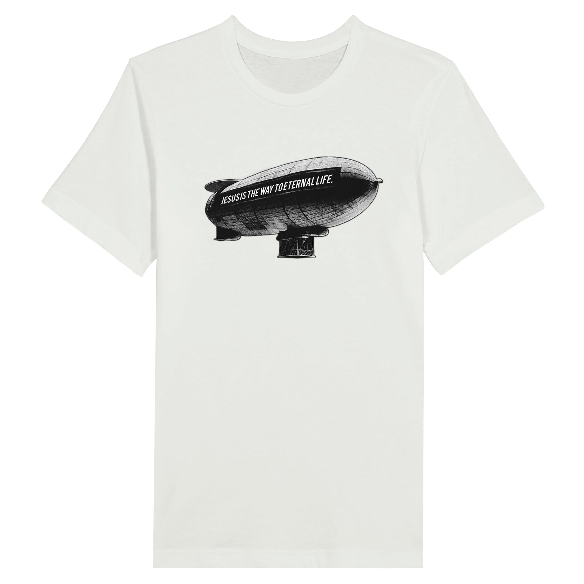 An image of The Gospel Blimp | Premium Unisex Christian T-shirt available at 3rd Day Christian Clothing UK