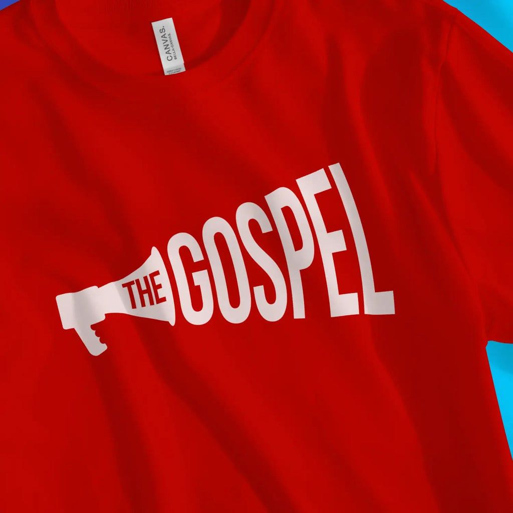 The Gospel – Unisex Christian T-Shirt designed by 3rd Day Christian Clothing.