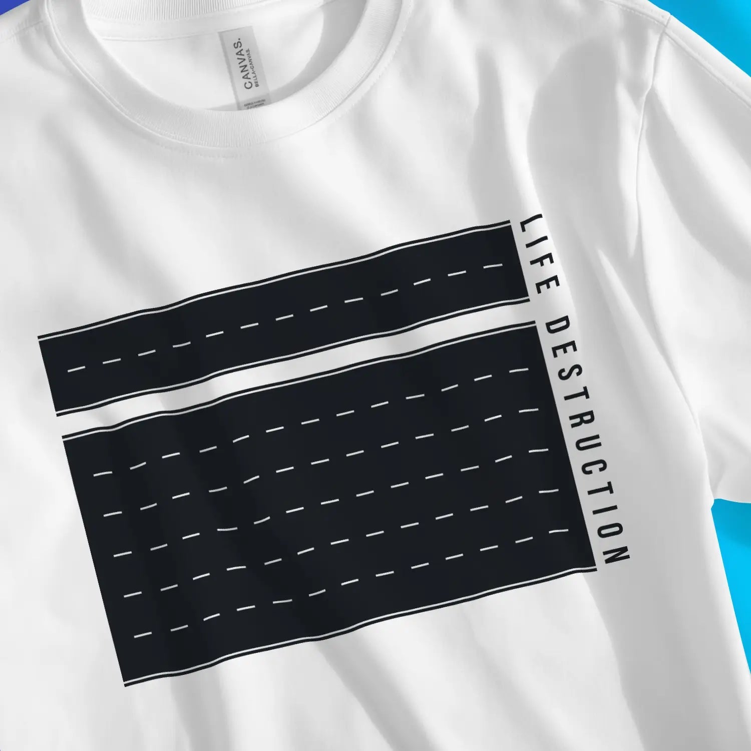 The Narrow Road – Unisex Christian T-Shirt designed by 3rd Day Christian Clothing.