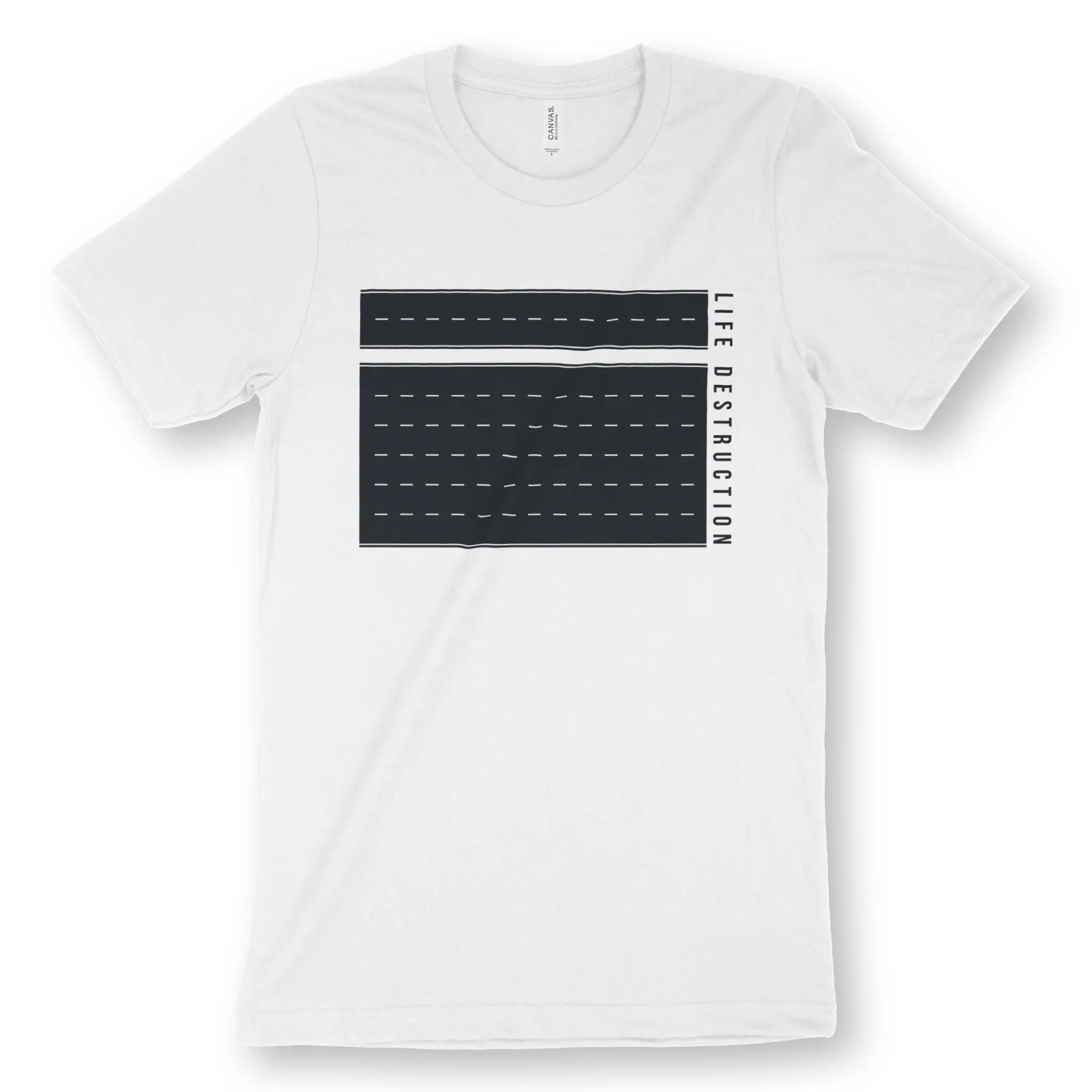 The Narrow Road – Unisex Christian T-Shirt designed by 3rd Day Christian Clothing.