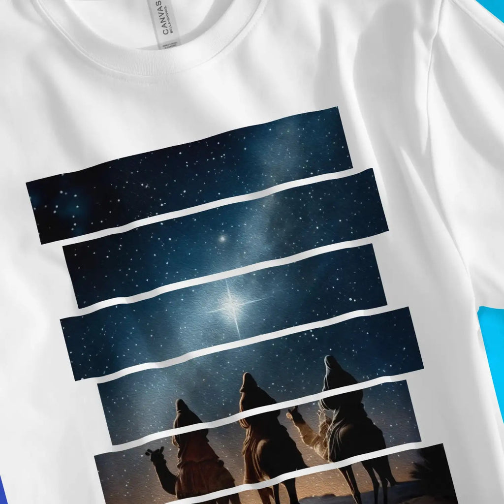 The Star of Bethlehem – Unisex Christian T-Shirt designed by 3rd Day Christian Clothing.