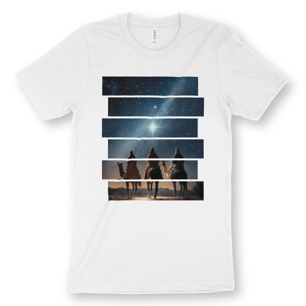 The Star of Bethlehem – Unisex Christian T-Shirt designed by 3rd Day Christian Clothing.