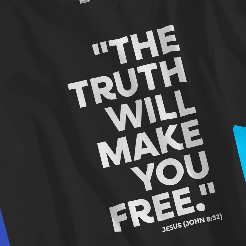 The Truth Will Make You Free – Unisex Christian T-Shirt designed by 3rd Day Christian Clothing.