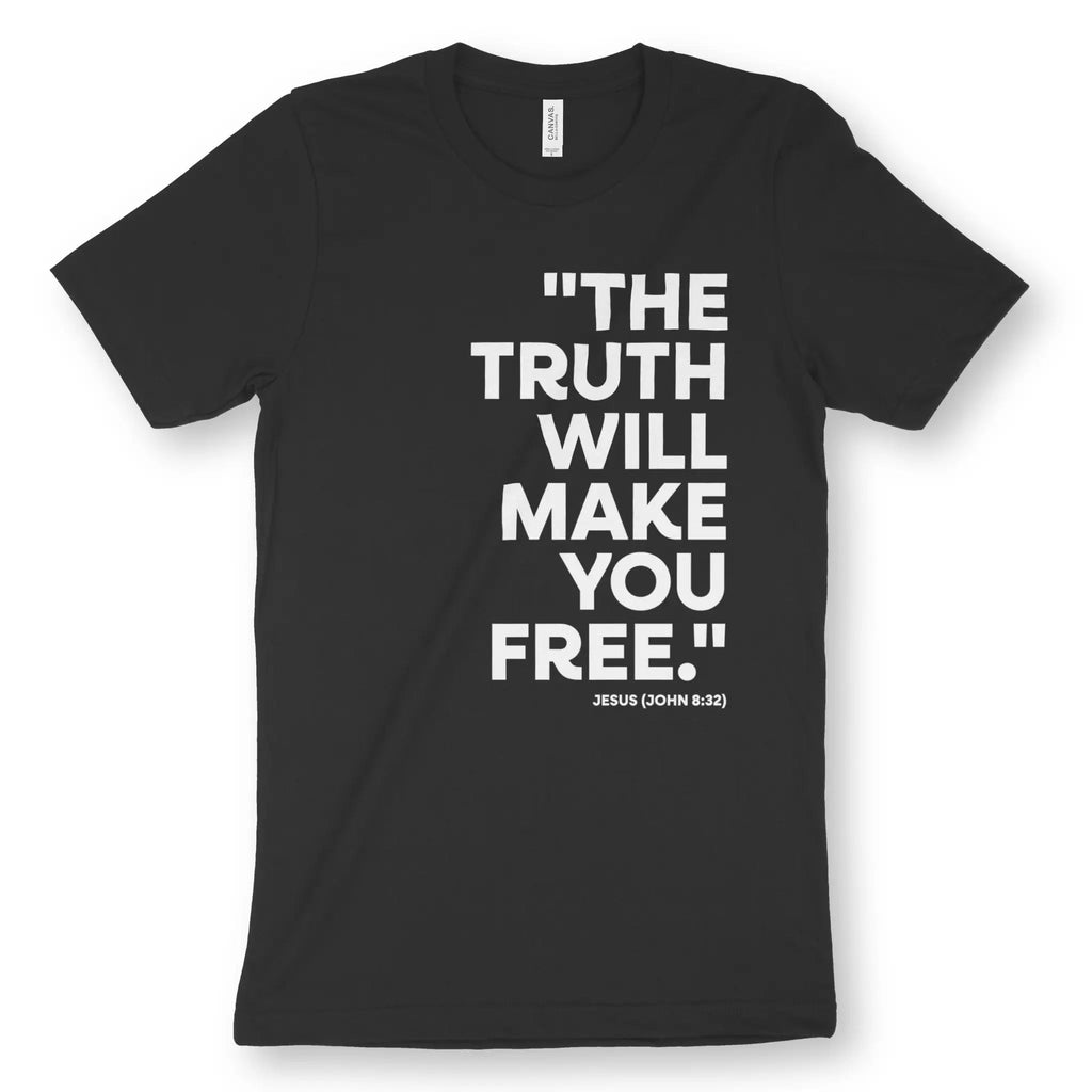 The Truth Will Make You Free – Unisex Christian T-Shirt designed by 3rd Day Christian Clothing.