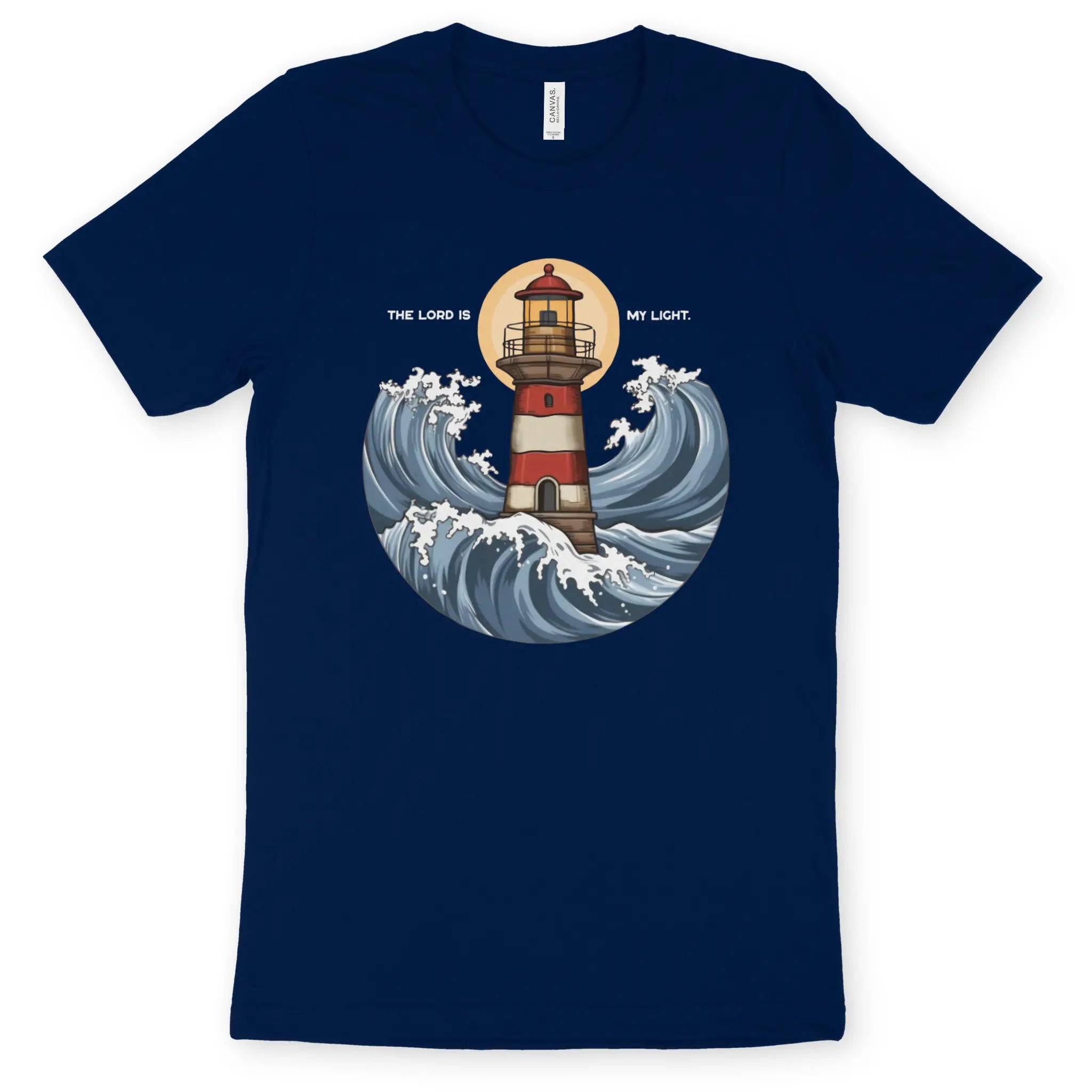 The LORD is my Light – Unisex Christian T-Shirt designed by 3rd Day Christian Clothing.