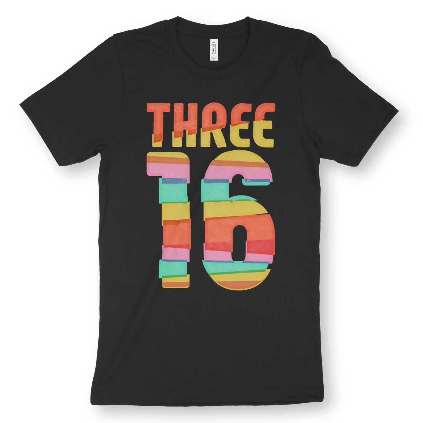 Three 16 | Premium Unisex Christian T-Shirt designed by 3rd Day Christian Clothing.