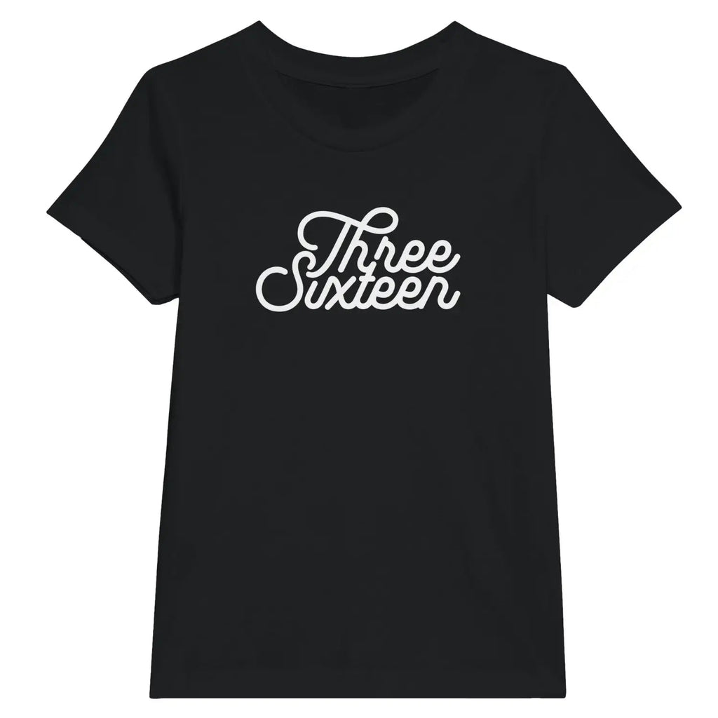 Three Sixteen – Kids' Christian T-Shirt designed by 3rd Day Christian Clothing.