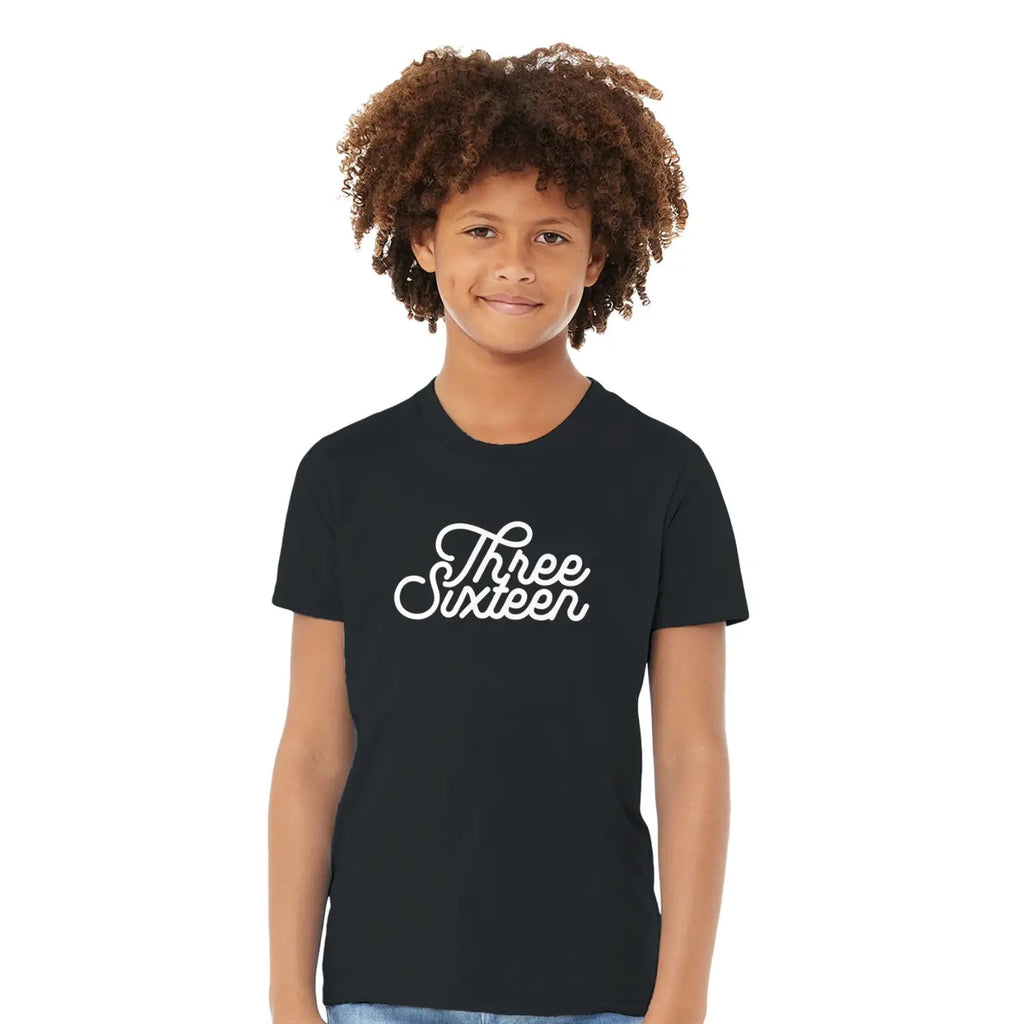 Three Sixteen – Kids' Christian T-Shirt designed by 3rd Day Christian Clothing.