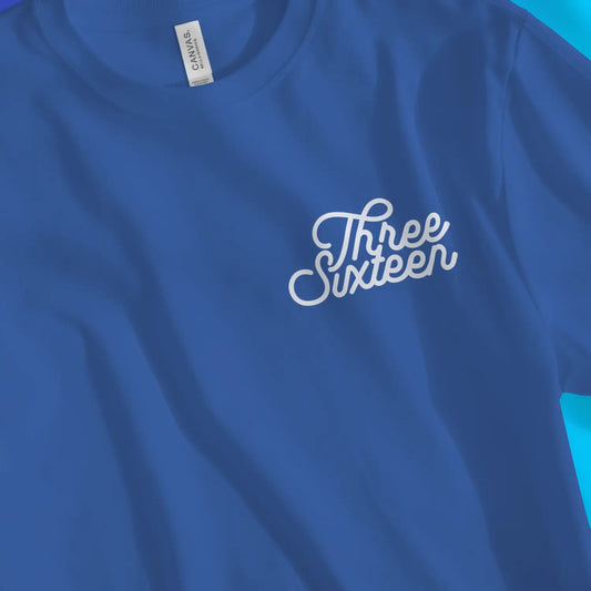 Three Sixteen | Premium Unisex Christian T-Shirt designed by 3rd Day Christian Clothing.