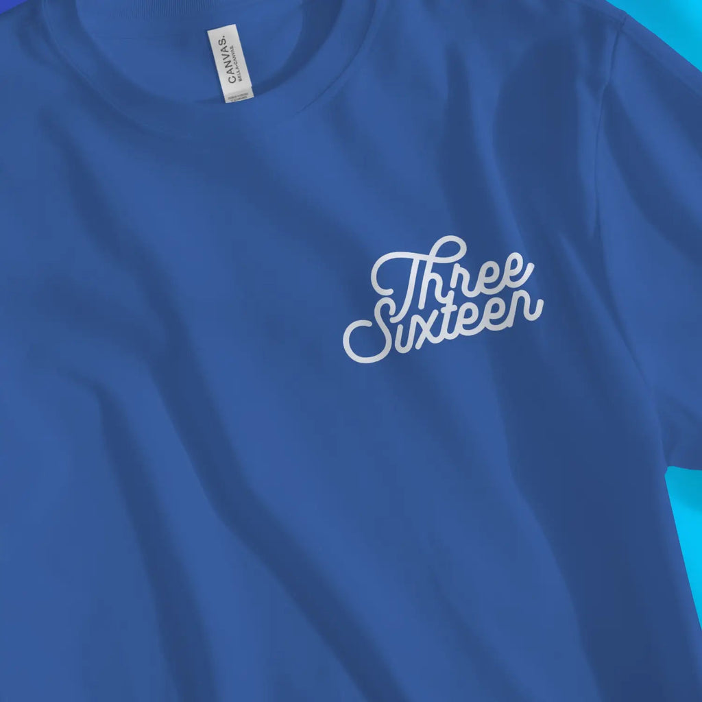 Three Sixteen – Unisex Christian T-Shirt designed by 3rd Day Christian Clothing.