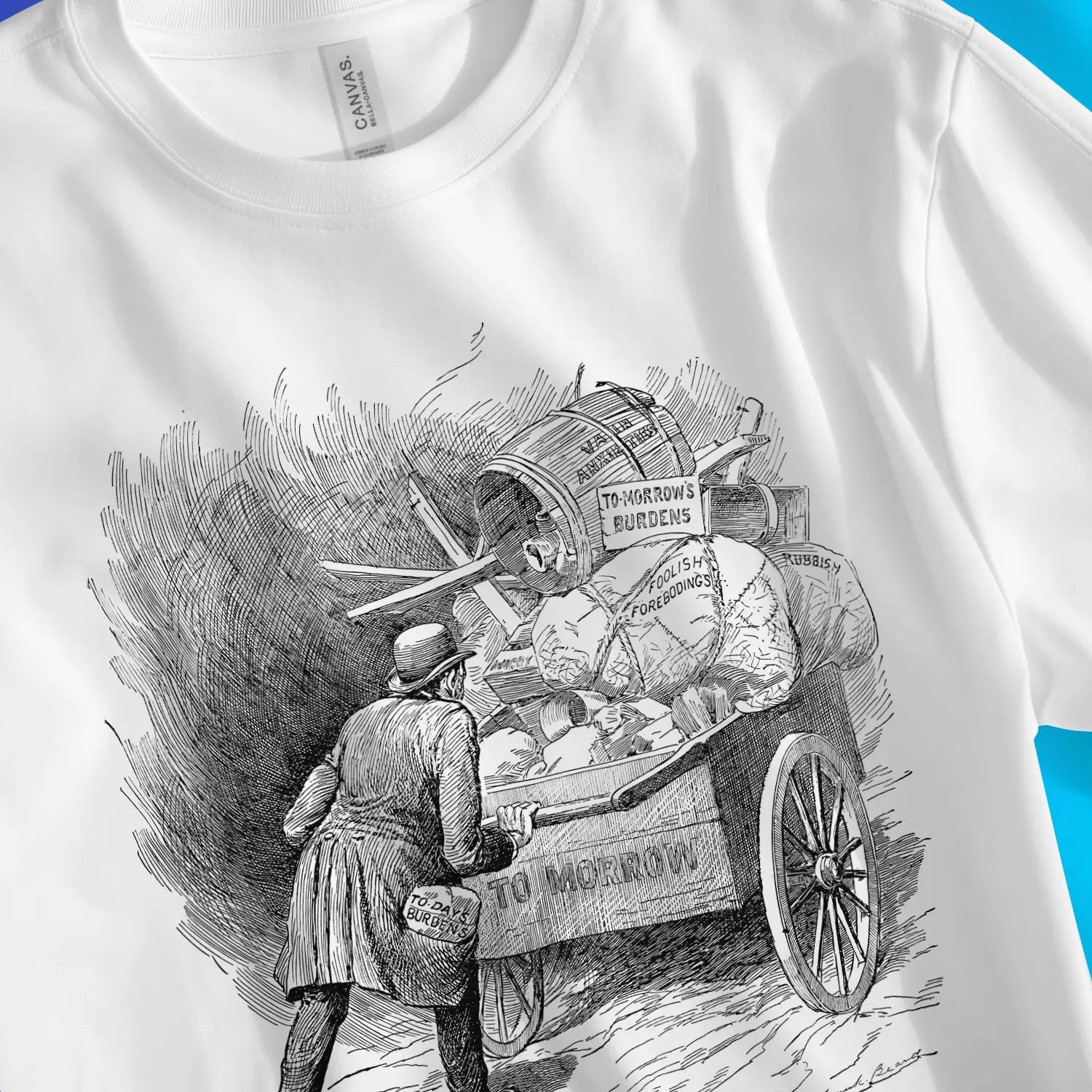 Today Has Enough Trouble – Unisex Christian T-Shirt designed by 3rd Day Christian Clothing.