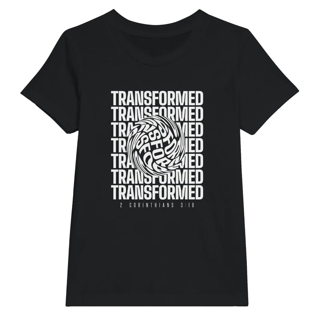 Transformed (Warped) – Kids' Christian T-Shirt designed by 3rd Day Christian Clothing.