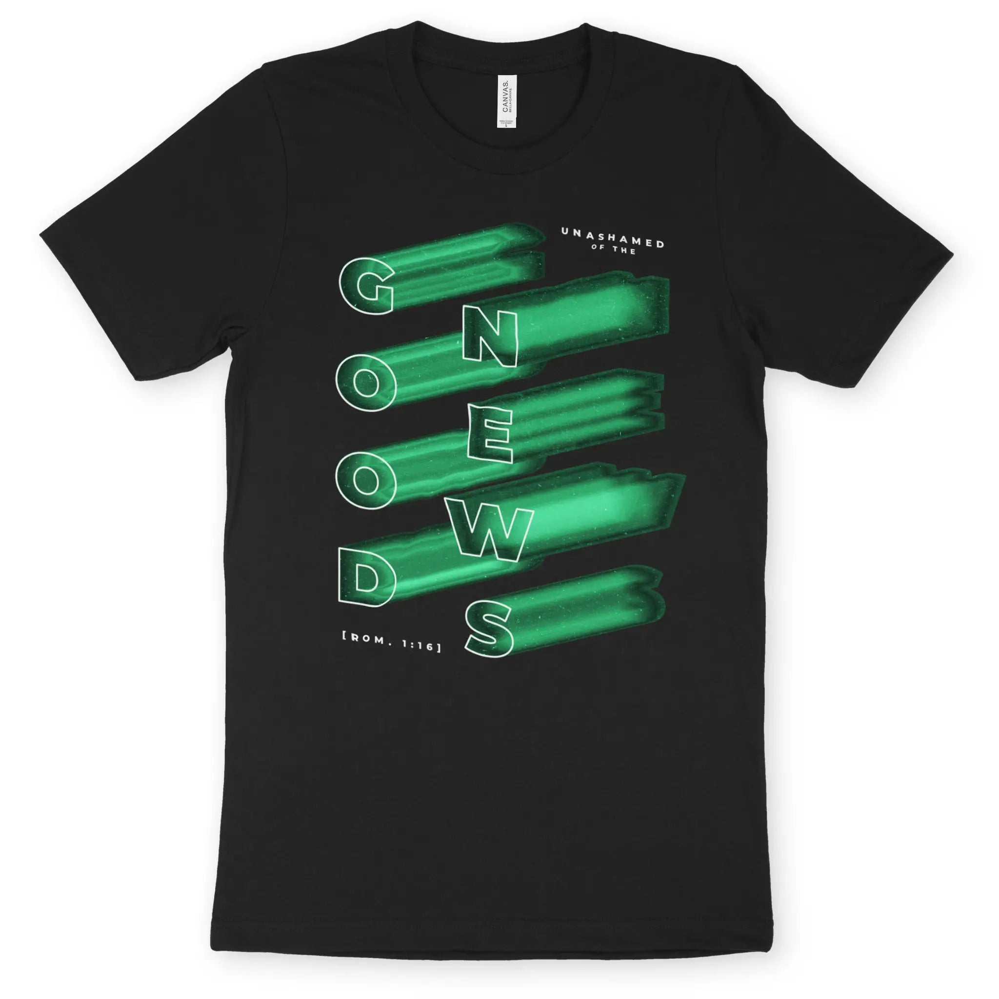 Unashamed Of The Good News 3.0 – Unisex Christian T-Shirt designed by 3rd Day Christian Clothing.