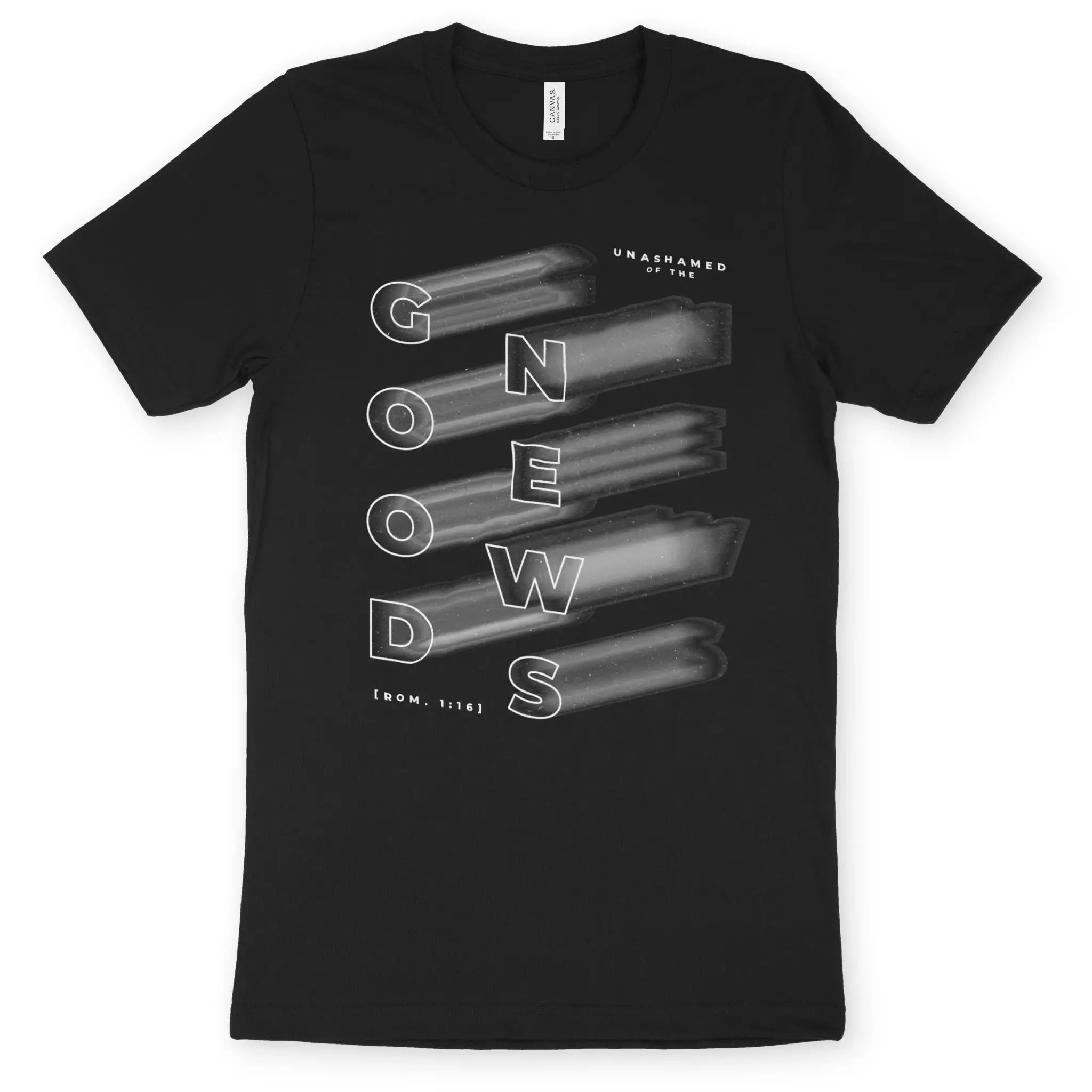 Unashamed Of The Good News 4.0 – Unisex Christian T-Shirt designed by 3rd Day Christian Clothing.