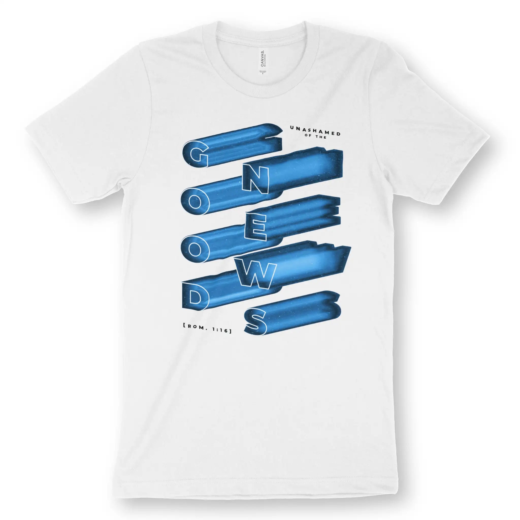 Unashamed Of The Good News – Unisex Christian T-Shirt designed by 3rd Day Christian Clothing.