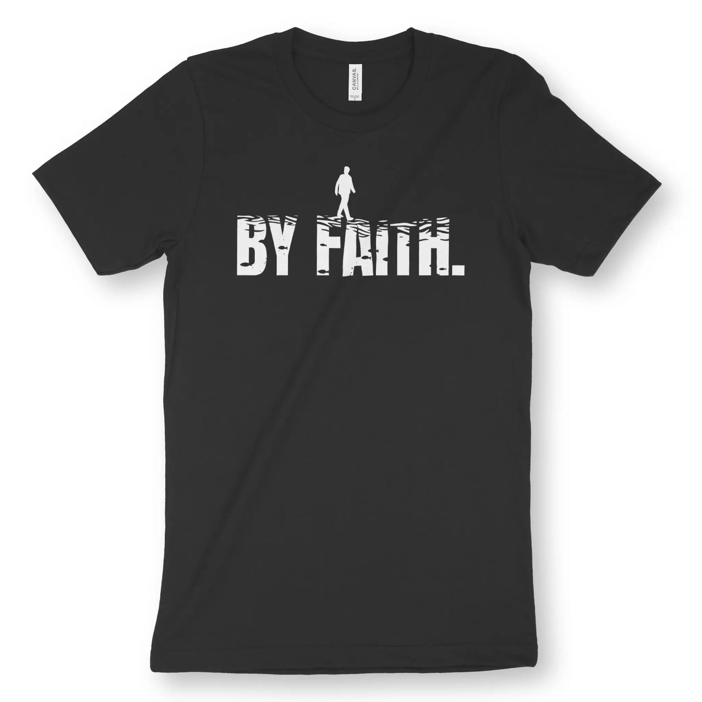 (Walk) By Faith | Premium Unisex Christian T-Shirt designed by 3rd Day Christian Clothing.