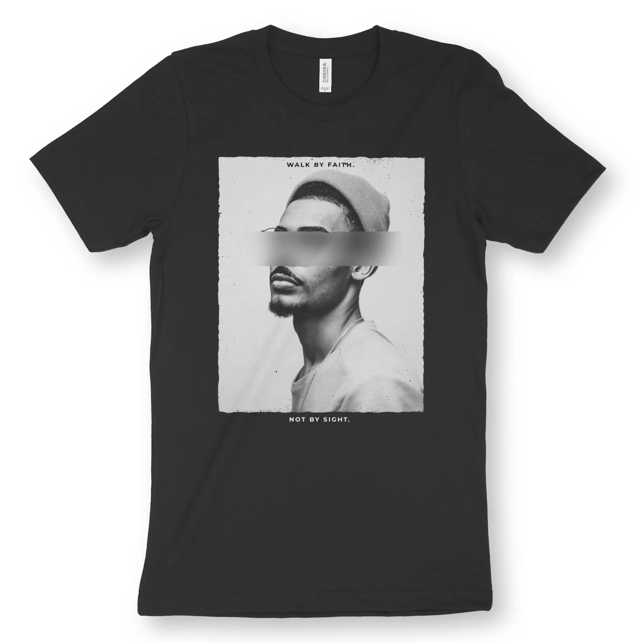 Walk By Faith (Photographic) – Unisex Christian T-Shirt designed by 3rd Day Christian Clothing.