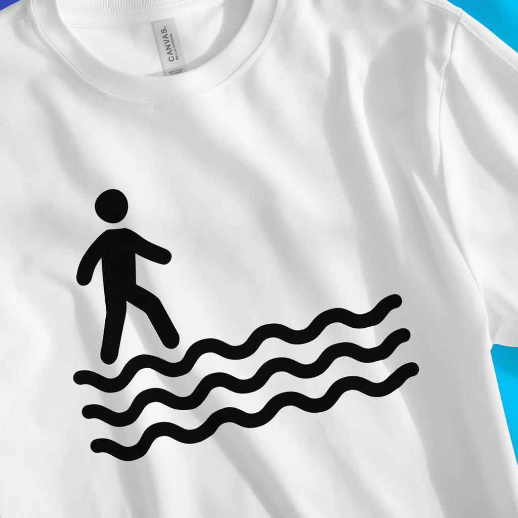 Walk On Water – Unisex Christian T-Shirt designed by 3rd Day Christian Clothing.