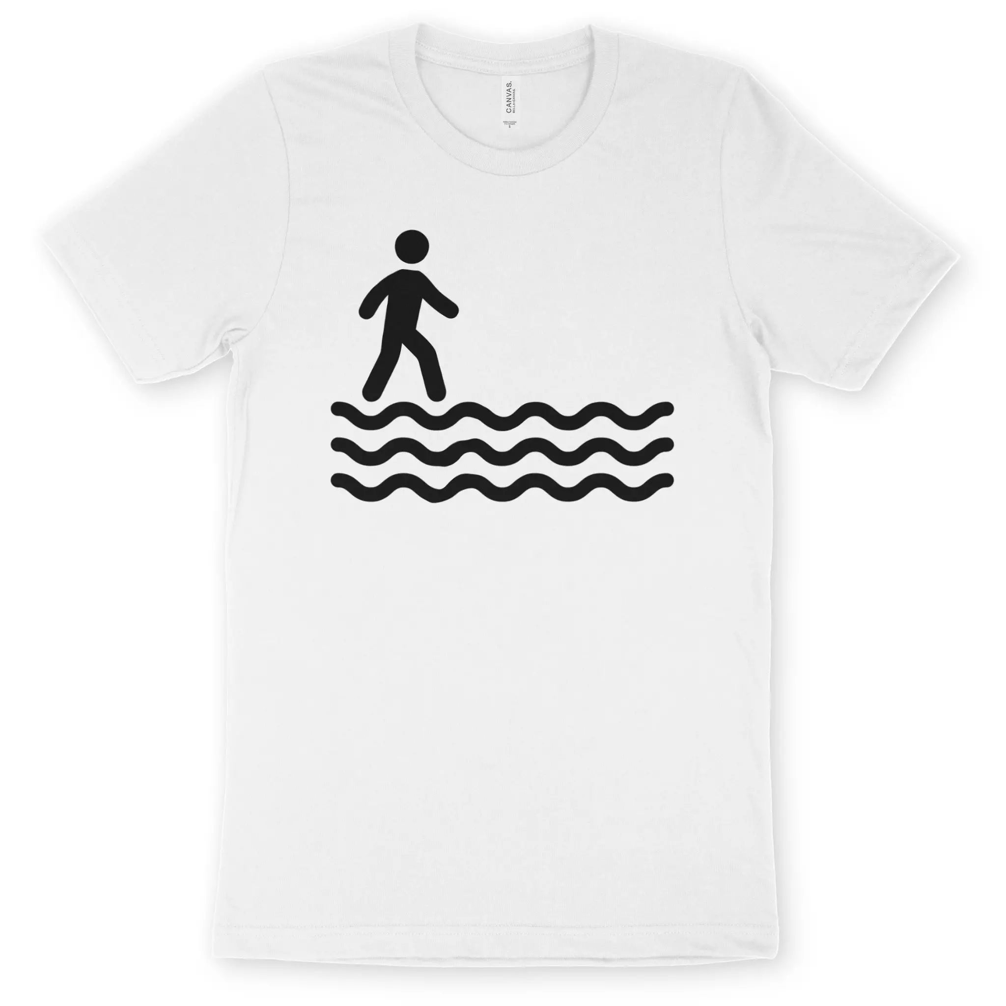 Walk On Water – Unisex Christian T-Shirt designed by 3rd Day Christian Clothing.