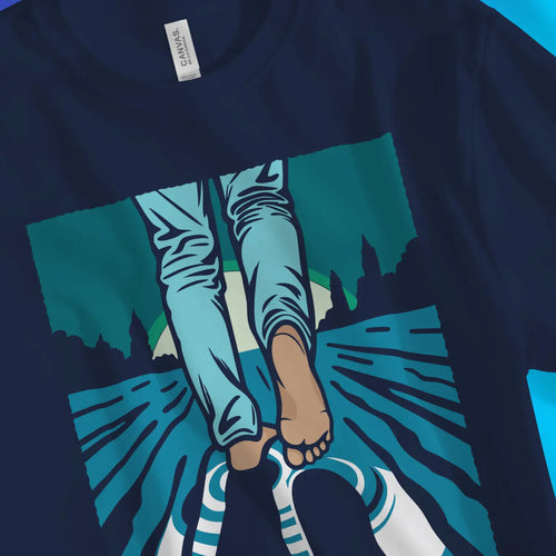 Walk On Water (3rd Edition) – Unisex Christian T-Shirt designed by 3rd Day Christian Clothing.