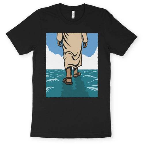 Walk On Water (5th Edition) – Unisex Christian T-Shirt designed by 3rd Day Christian Clothing.