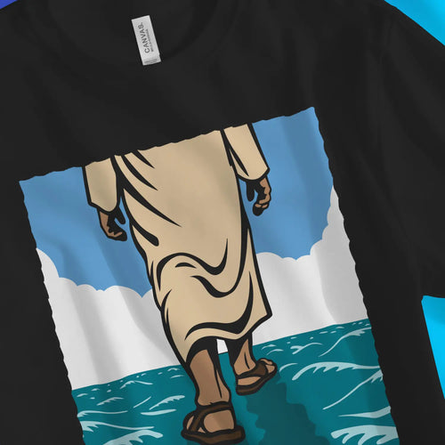 Walk On Water (5th Edition) – Unisex Christian T-Shirt designed by 3rd Day Christian Clothing.