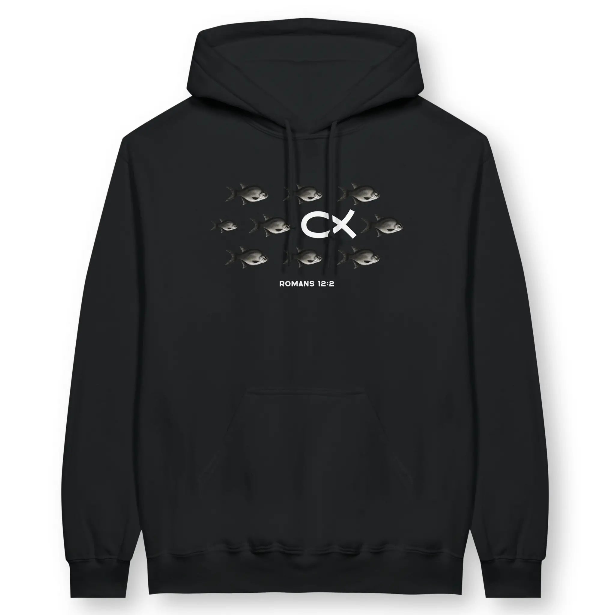Against The Flow – Unisex Christian Hoodie designed by 3rd Day Christian Clothing.