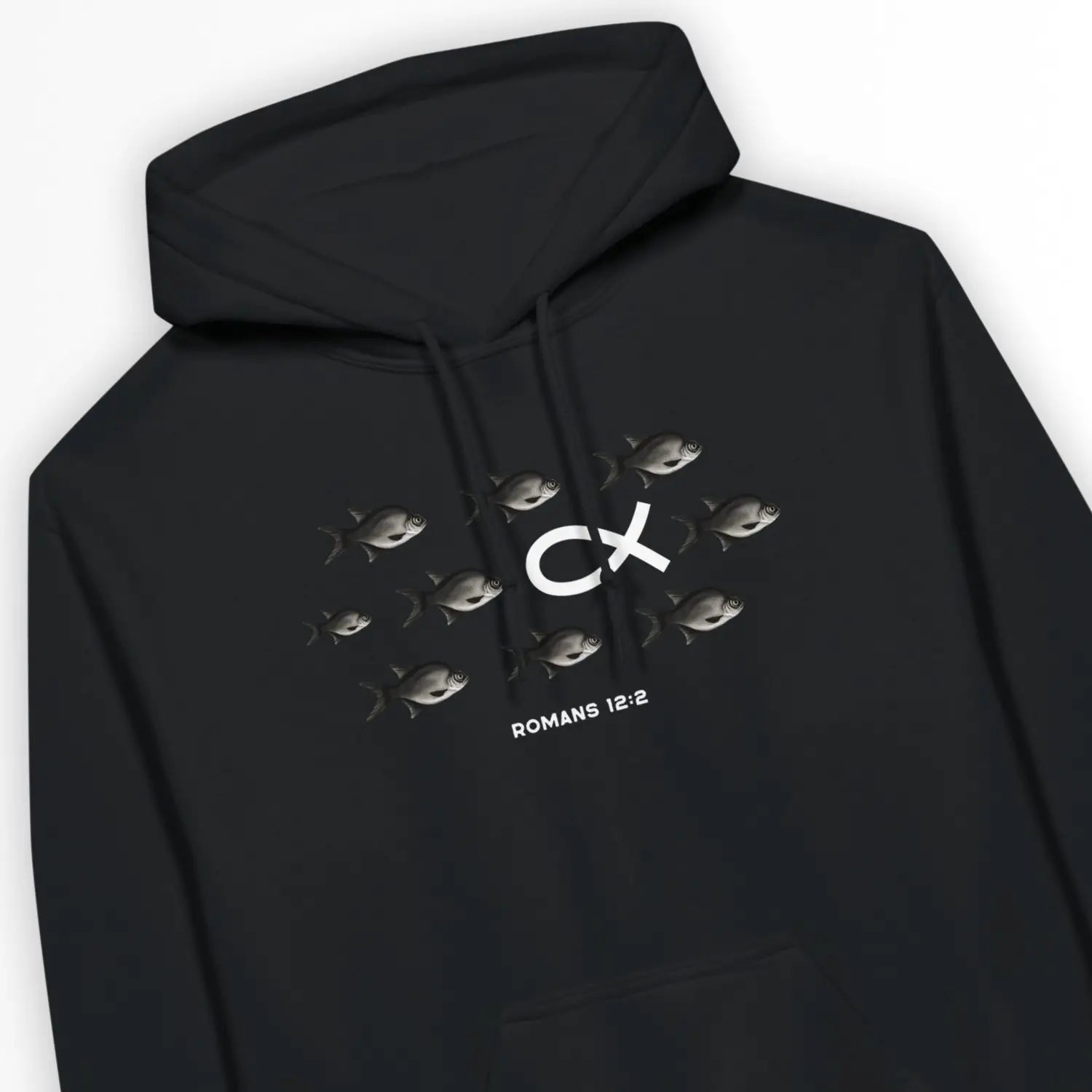 Against The Flow – Unisex Christian Hoodie designed by 3rd Day Christian Clothing.