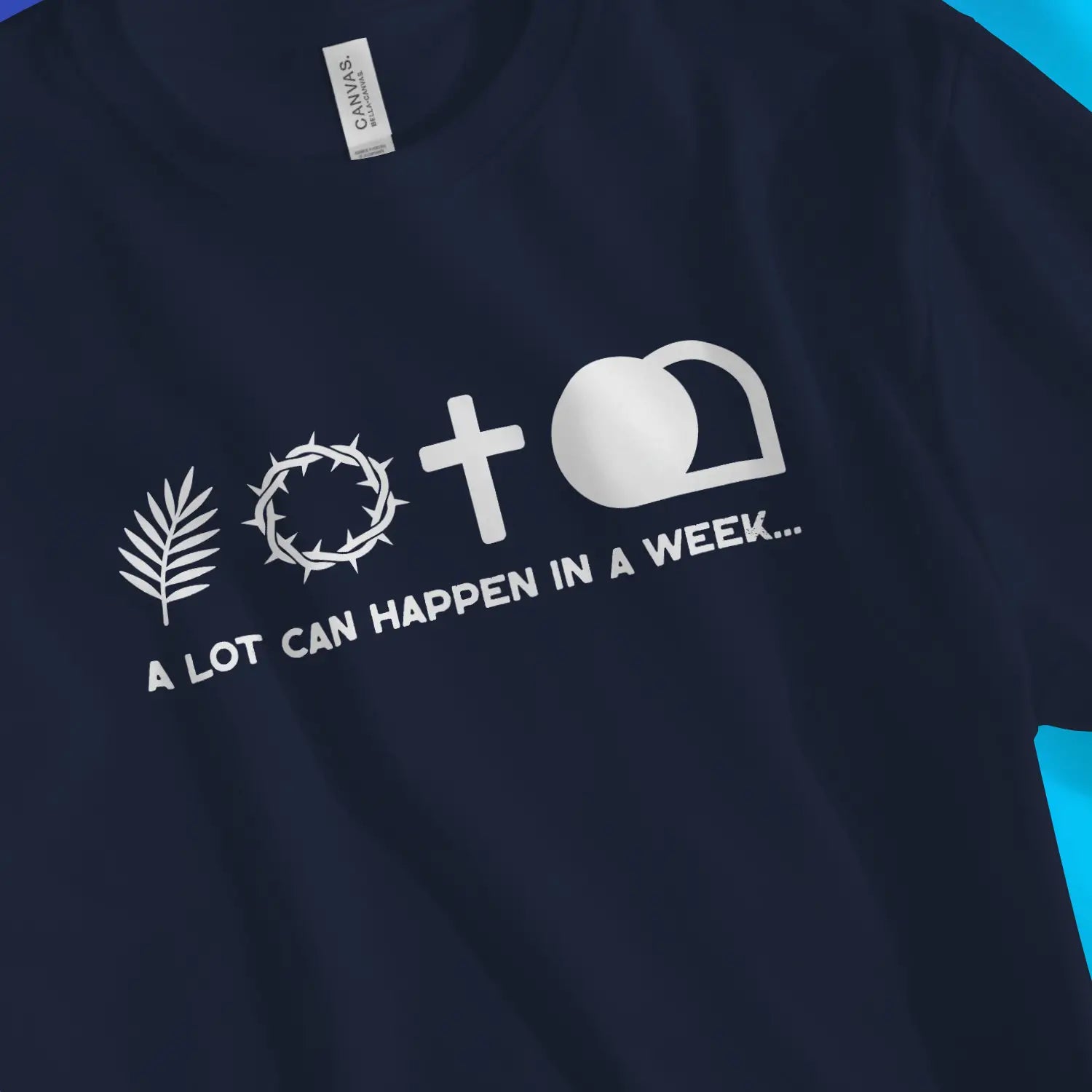A Lot Can Happen In A Week – Unisex Christian T-Shirt designed by 3rd Day Christian Clothing.