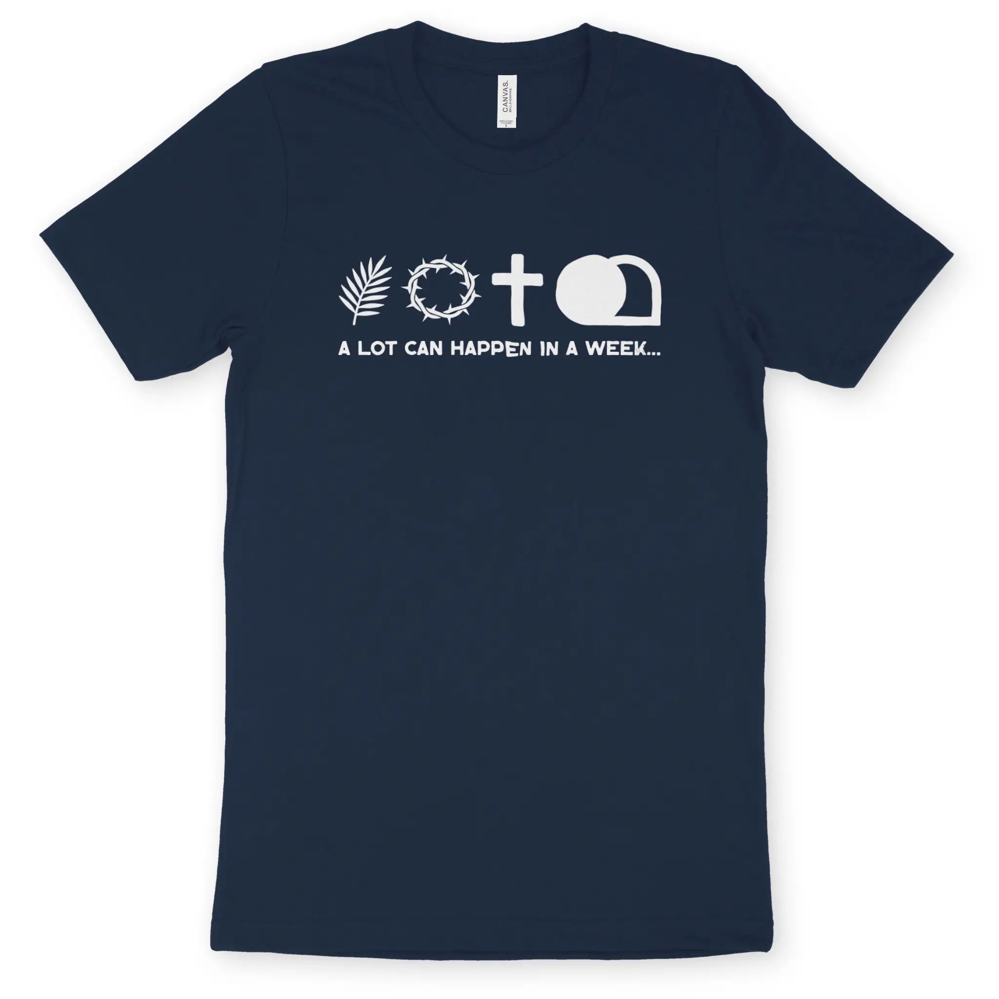 A Lot Can Happen In A Week – Unisex Christian T-Shirt designed by 3rd Day Christian Clothing.