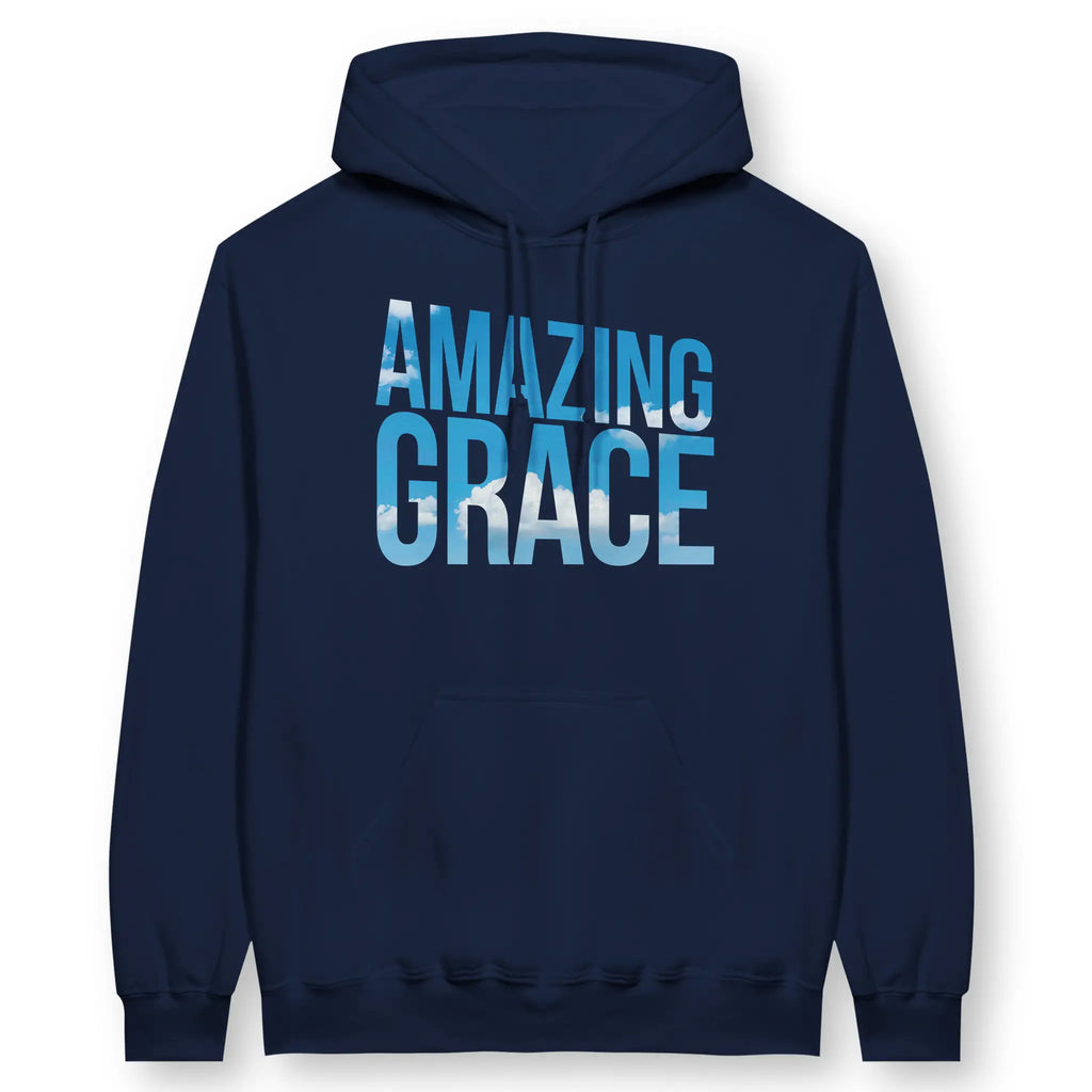 AMAZING GRACE – Unisex Christian Hoodie designed by 3rd Day Christian Clothing.