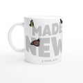 Made New – Christian Mug (With Bible Verse) designed by 3rd Day Christian Clothing.