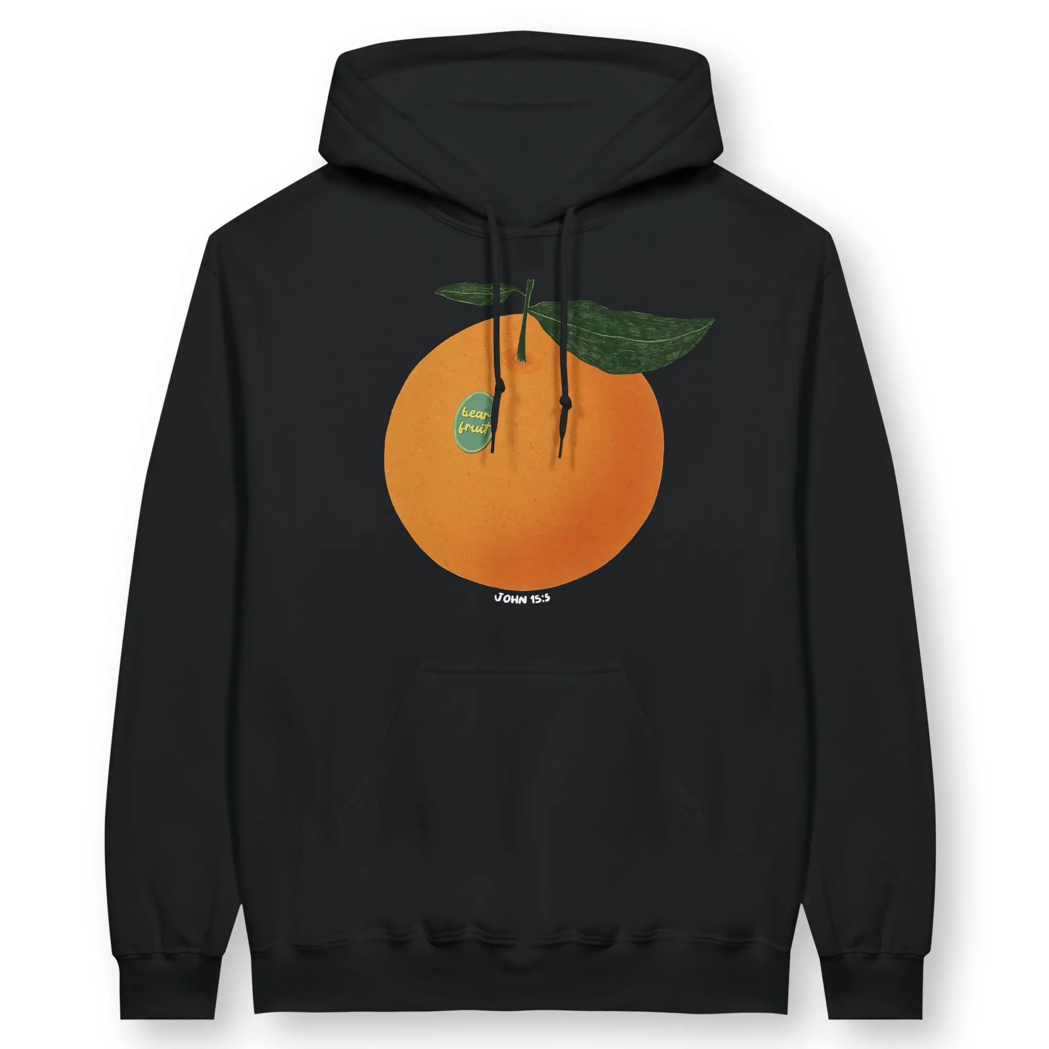 Bear Fruit (Orange) – Unisex Christian Hoodie designed by 3rd Day Christian Clothing.