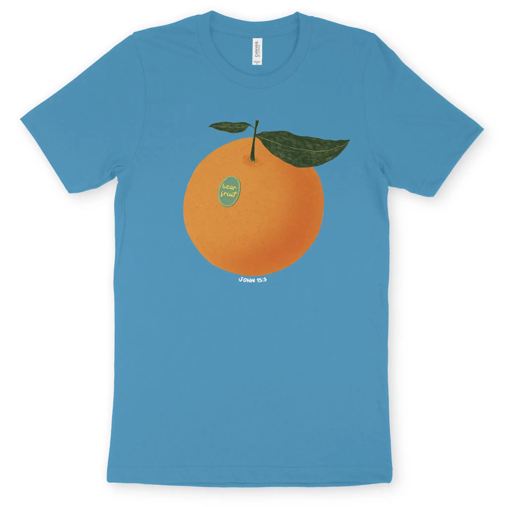 Bear Fruit (Orange, 2nd Edition) – Unisex Christian T-Shirt designed by 3rd Day Christian Clothing.