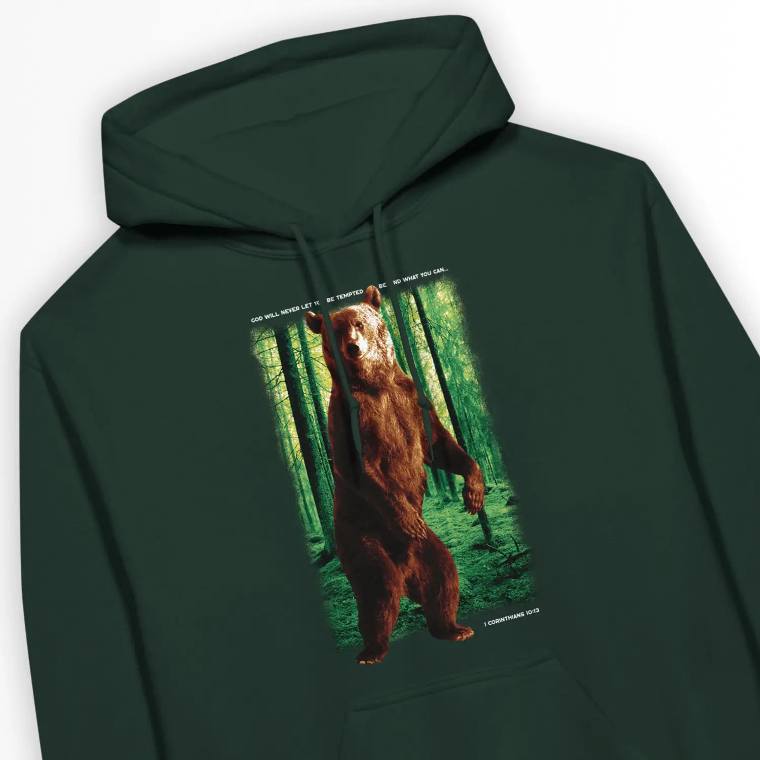 Beyond What You Can BEAR – Unisex Christian Hoodie designed by 3rd Day Christian Clothing.