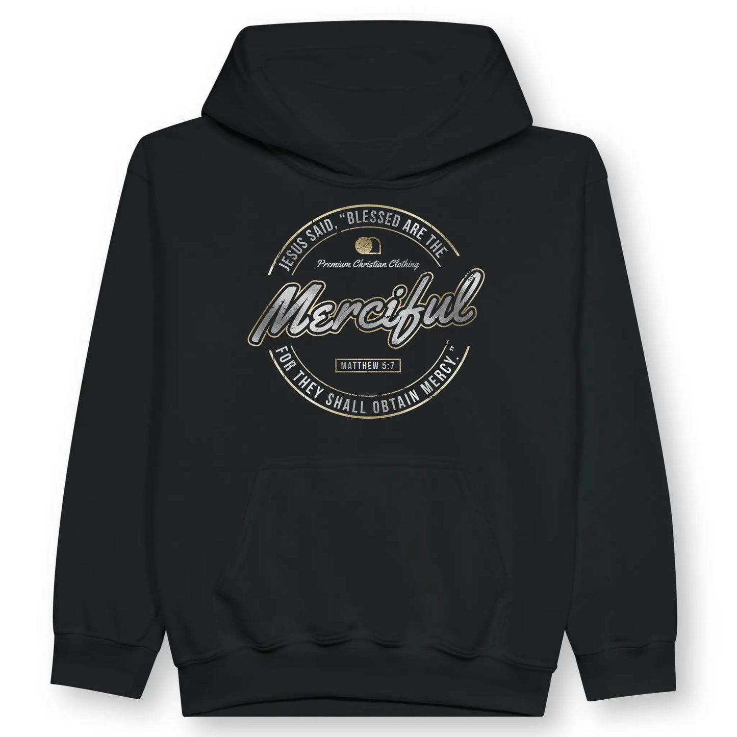 Blessed Are The Merciful | Premium Kids' Christian Hoodie