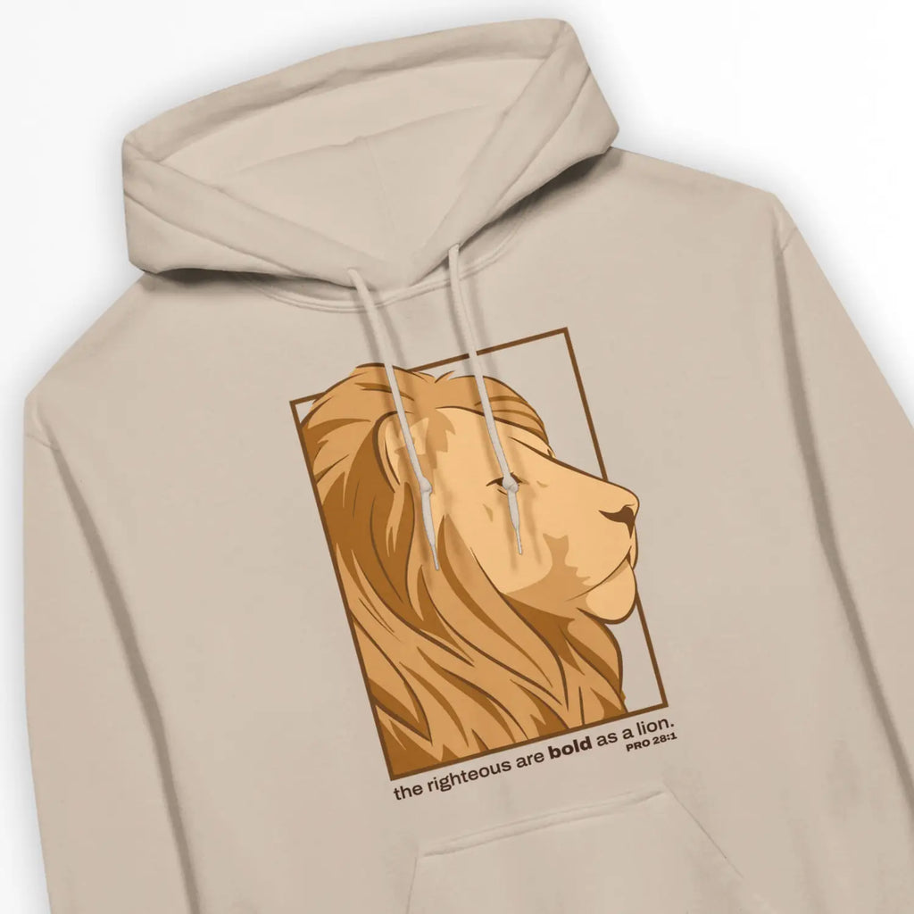 Bold As A Lion (2nd Edition) – Unisex Christian Hoodie designed by 3rd Day Christian Clothing.