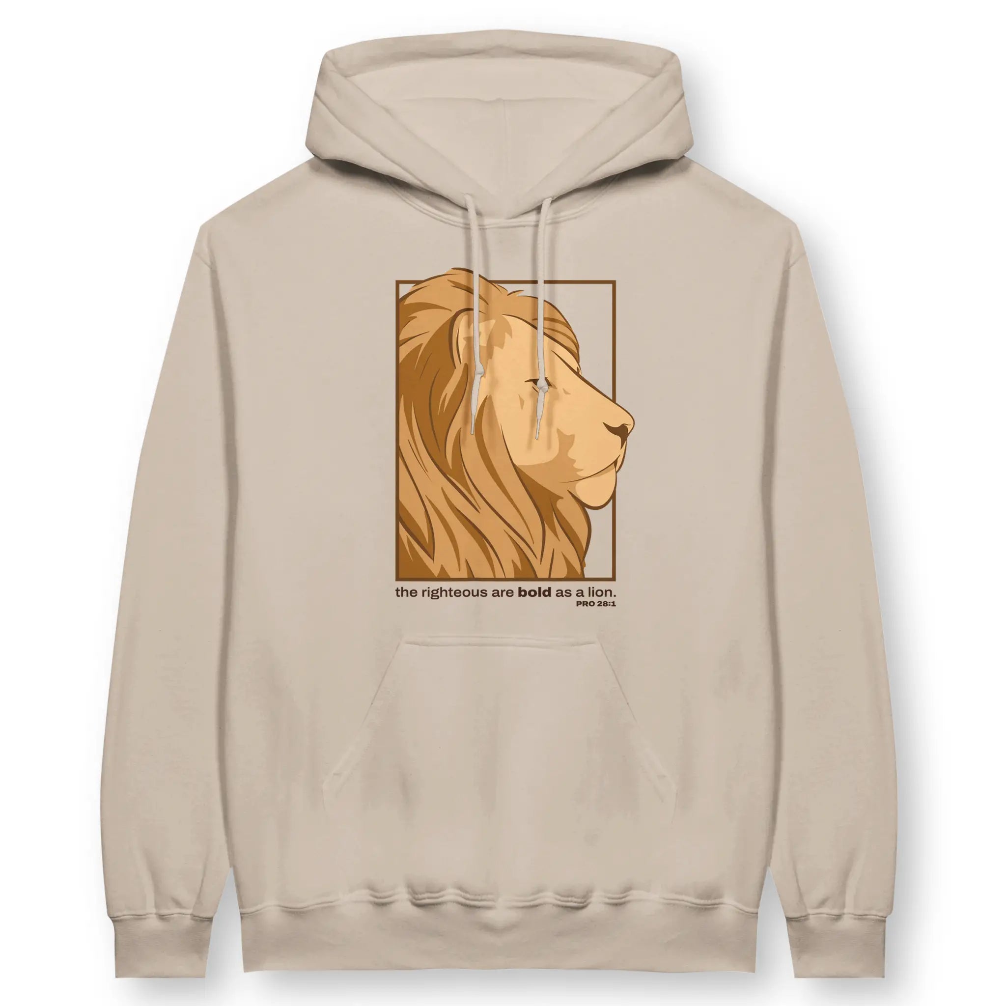 Bold As A Lion (2nd Edition) – Unisex Christian Hoodie designed by 3rd Day Christian Clothing.