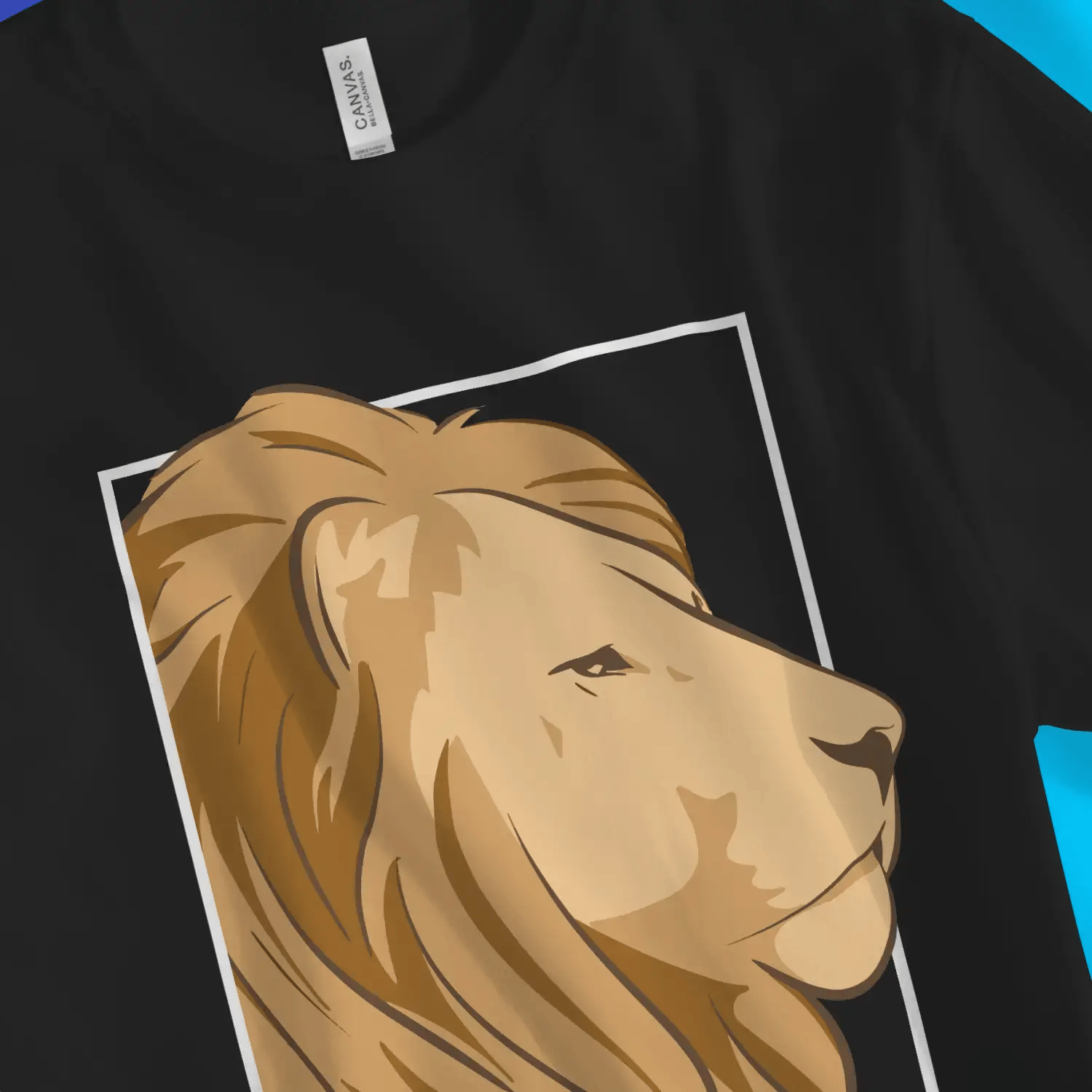 Bold As A Lion (2nd Edition, Black) – Unisex Christian T-Shirt designed by 3rd Day Christian Clothing.