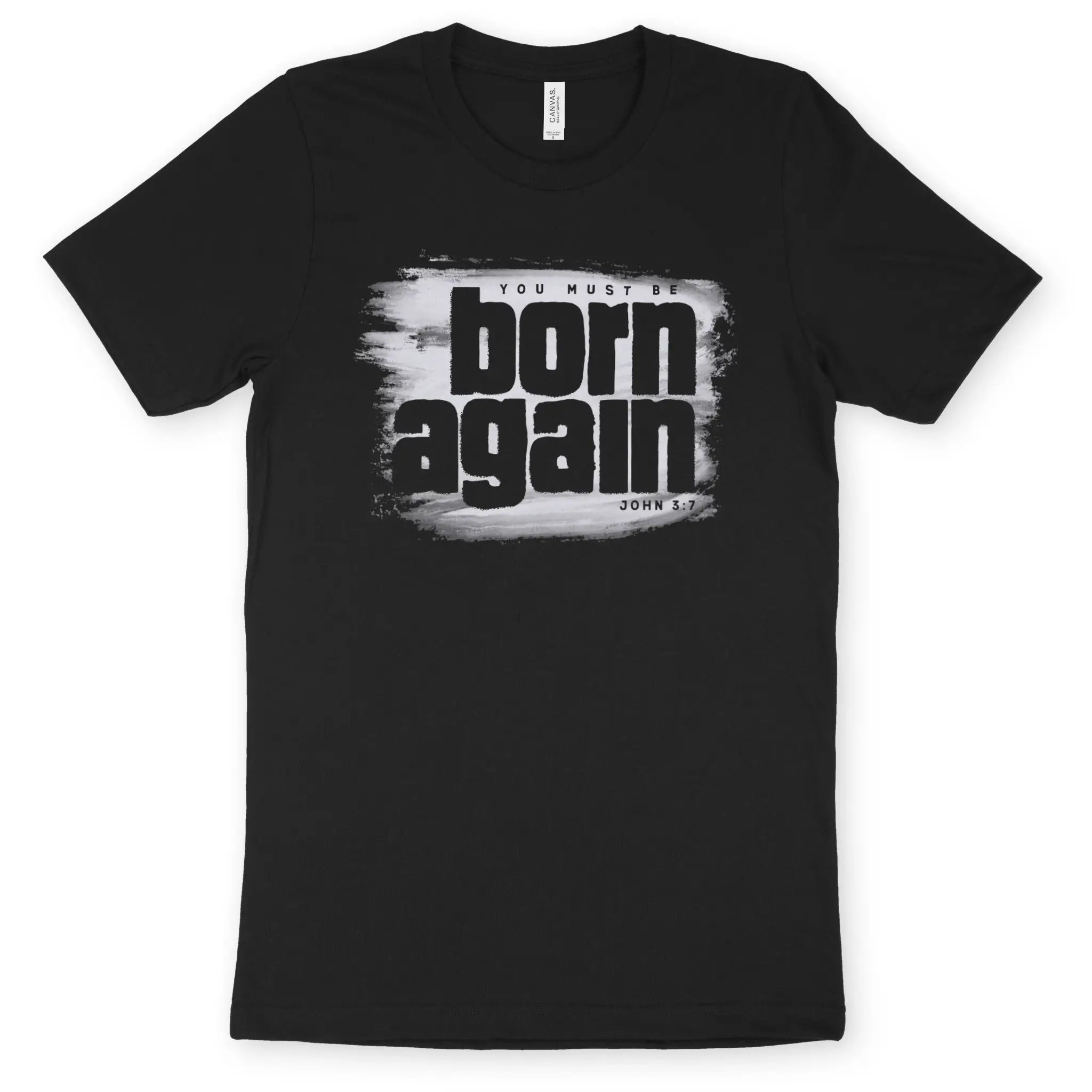 Born Again (Paint) – Unisex Christian T-Shirt designed by 3rd Day Christian Clothing.