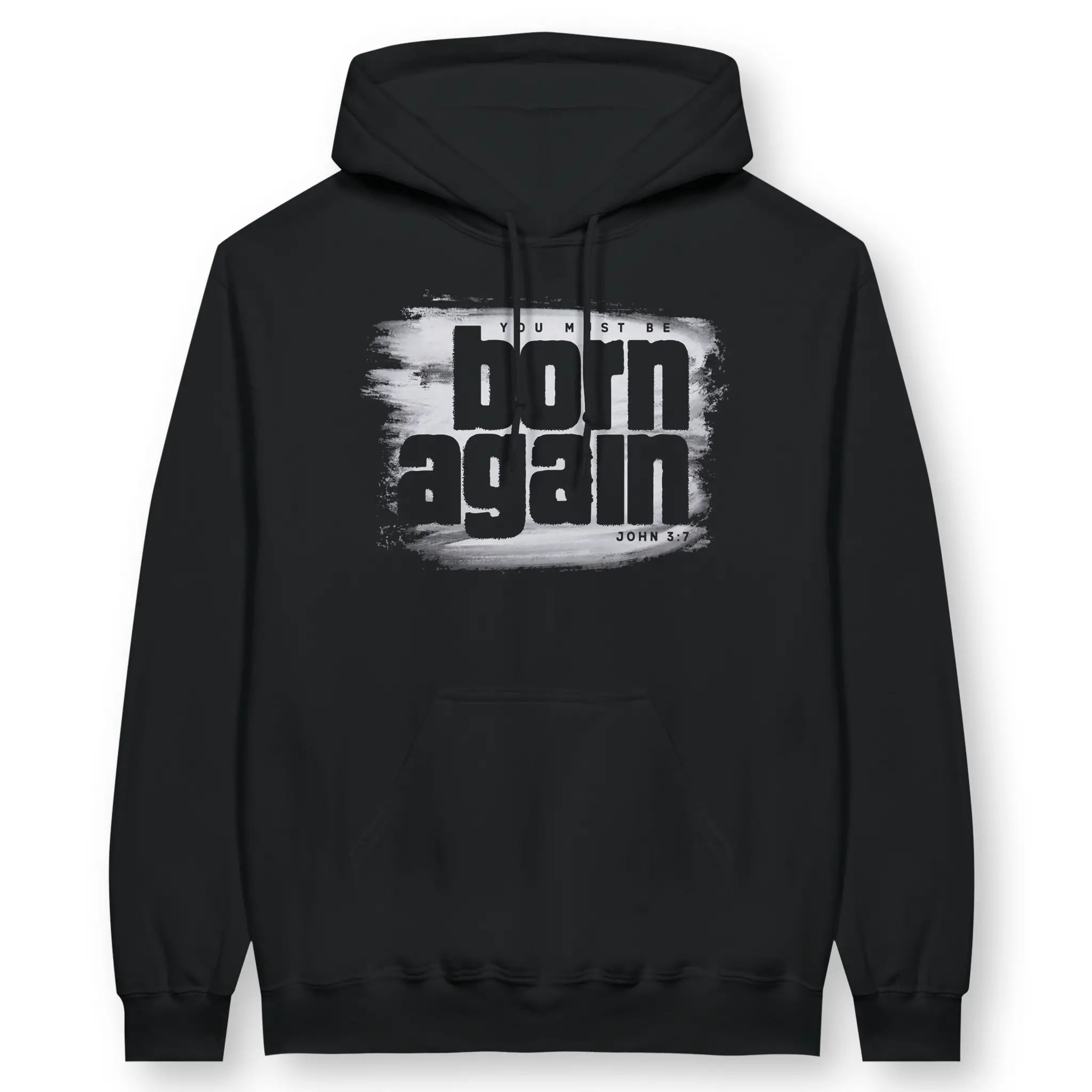 Born Again (Paint) – Unisex Christian Hoodie designed by 3rd Day Christian Clothing.