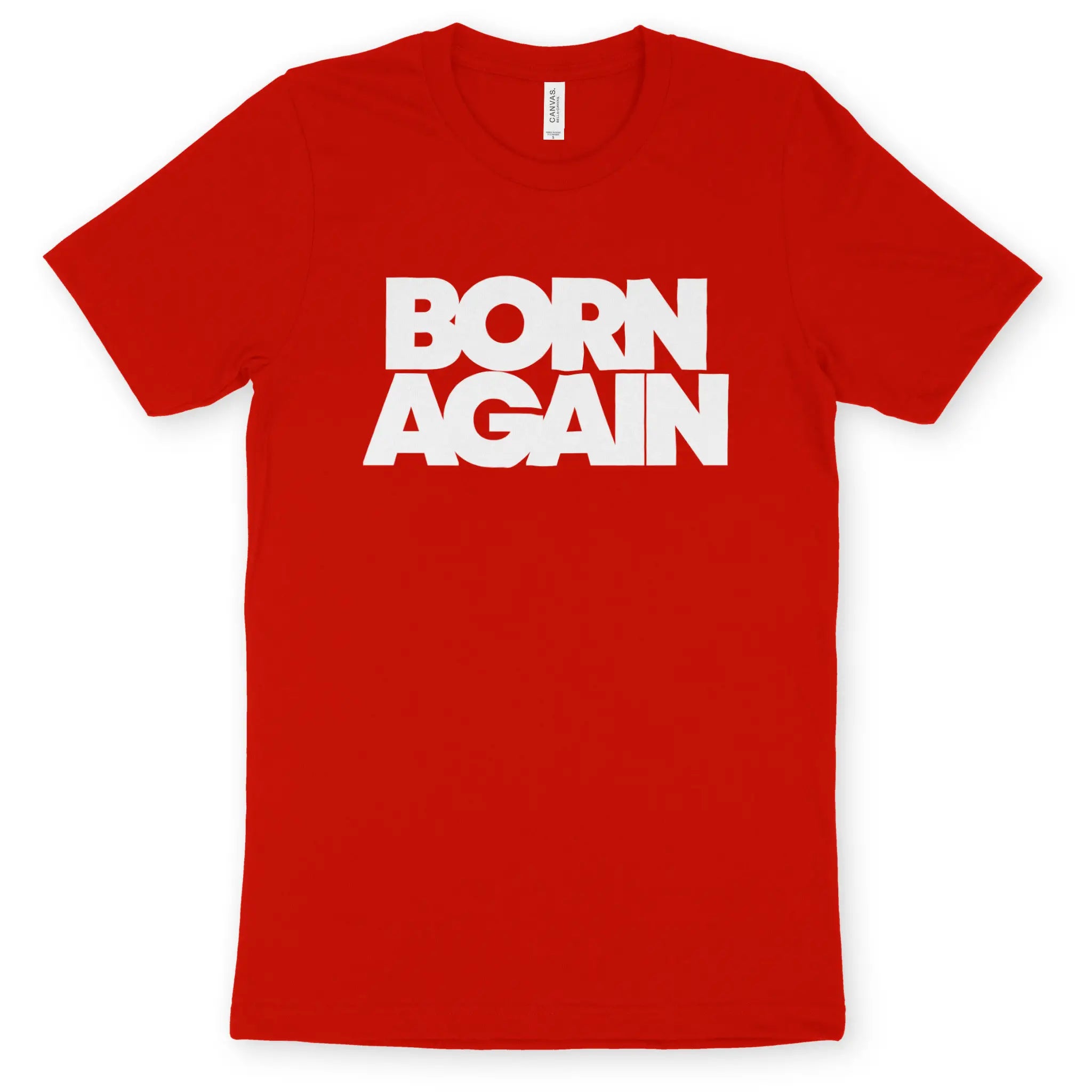 BORN AGAIN (Bold) – Unisex Christian T-Shirt designed by 3rd Day Christian Clothing.